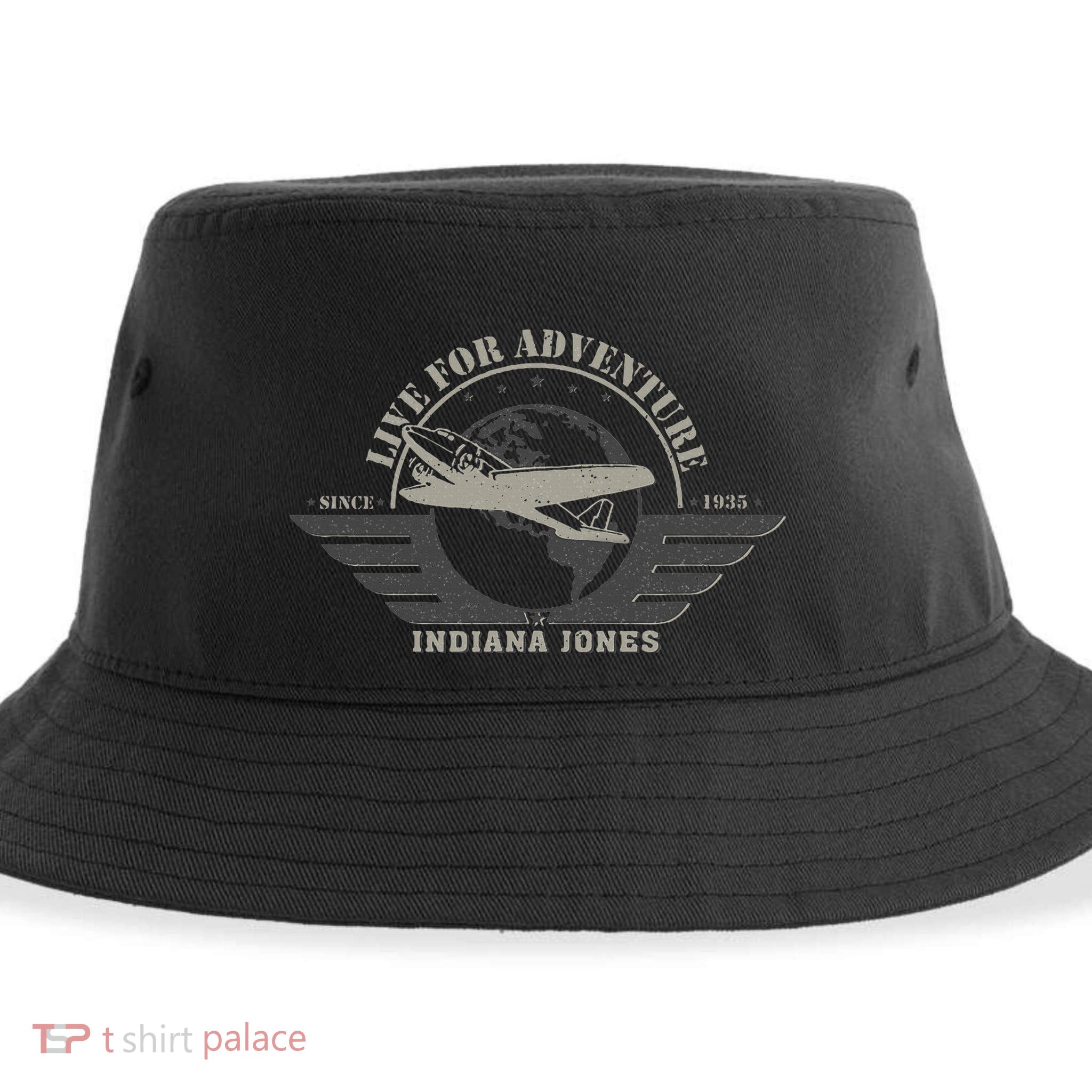 Indiana And The Temple Of Doom Aviation Badge Sustainable Bucket Hat