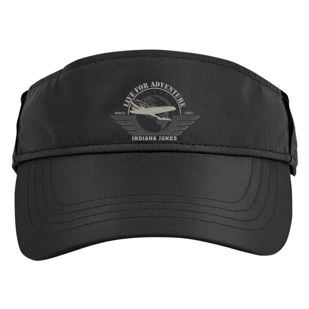 Indiana And The Temple Of Doom Aviation Badge Adult Drive Performance Visor