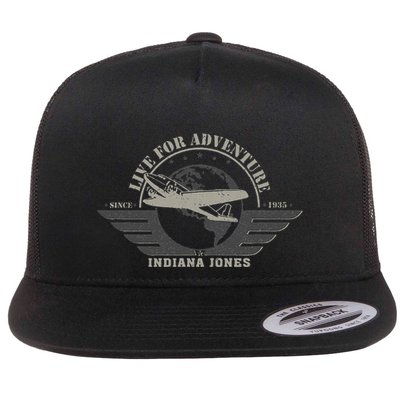 Indiana And The Temple Of Doom Aviation Badge Flatbill Hat