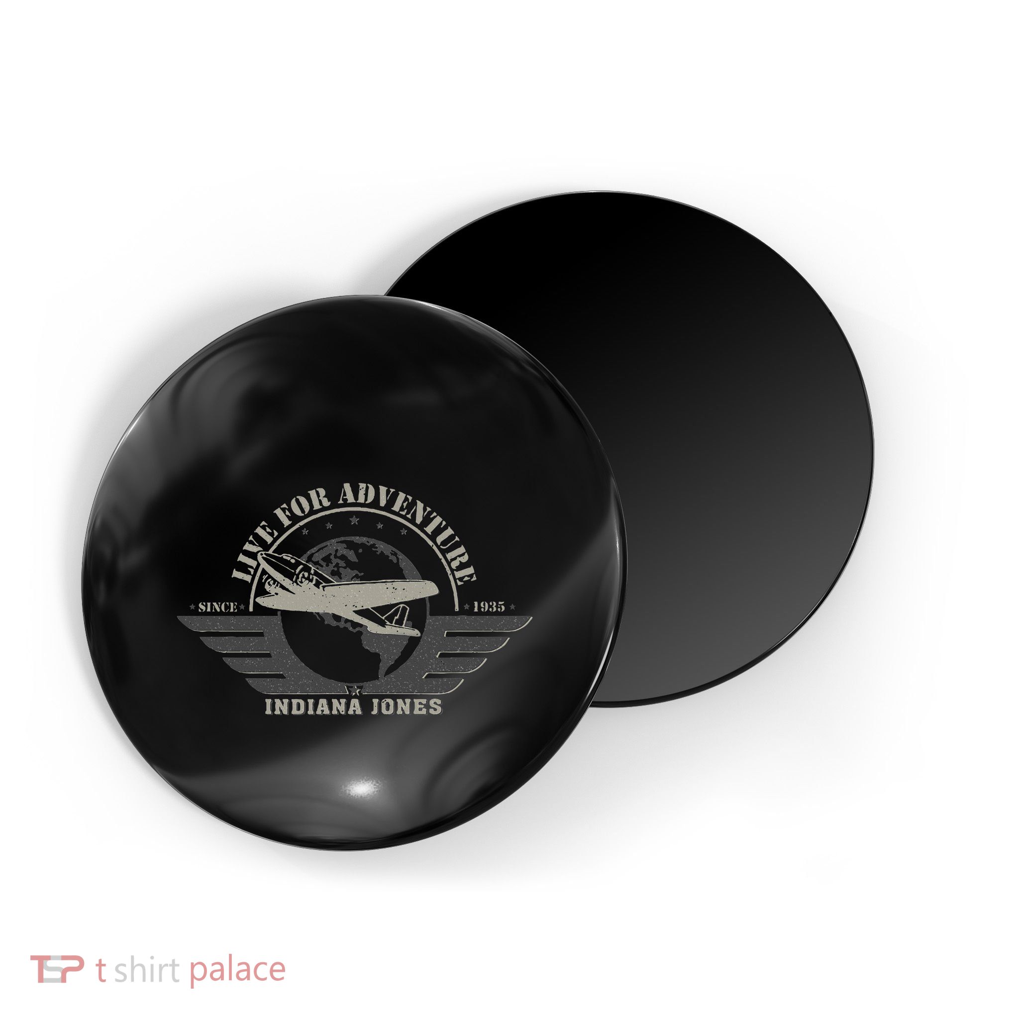 Indiana And The Temple Of Doom Aviation Badge Magnet