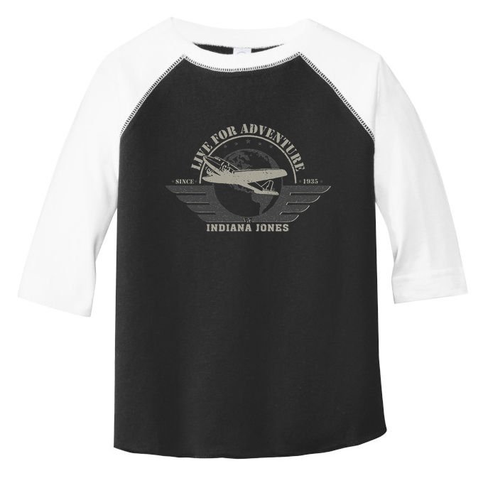 Indiana And The Temple Of Doom Aviation Badge Toddler Fine Jersey T-Shirt