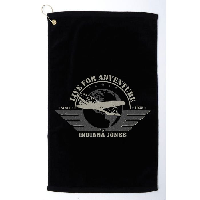 Indiana And The Temple Of Doom Aviation Badge Golf Towel