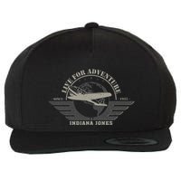 Indiana And The Temple Of Doom Aviation Badge Wool Snapback Cap