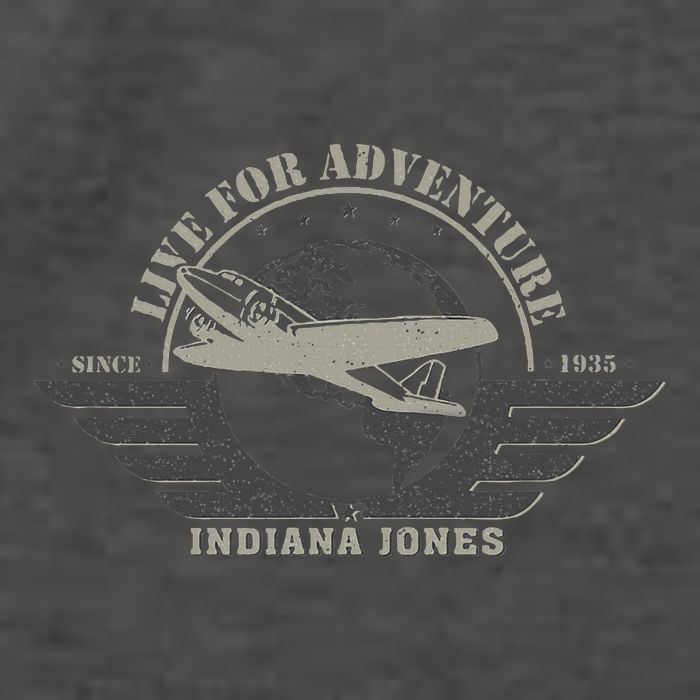 Indiana And The Temple Of Doom Aviation Badge Vector Backpack