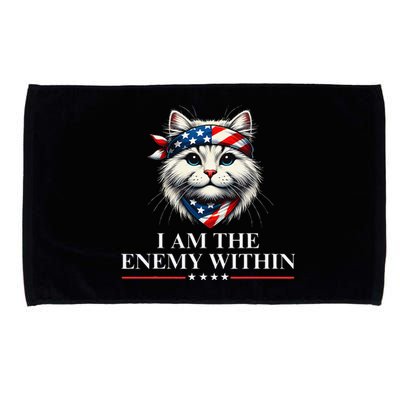 I Am The Enemy Within Harris 2024 I Am The Enemy Within Microfiber Hand Towel