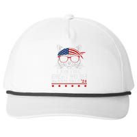 I Am The Enemy Within Harris Walz 2024 Merch Snapback Five-Panel Rope Hat