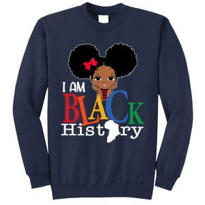 I Am The Strong African Queen Girls Black History Month Sweatshirt