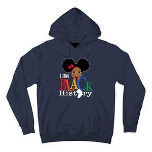 I Am The Strong African Queen Girls Black History Month Tall Hoodie