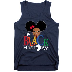 I Am The Strong African Queen Girls Black History Month Tank Top