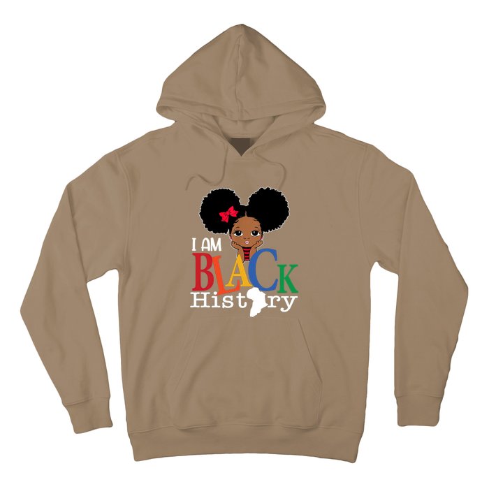 I Am The Strong African Queen Girls Black History Month Hoodie