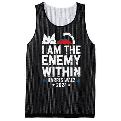 I Am The Enemy Within Kamala Harris 2024 Mesh Reversible Basketball Jersey Tank