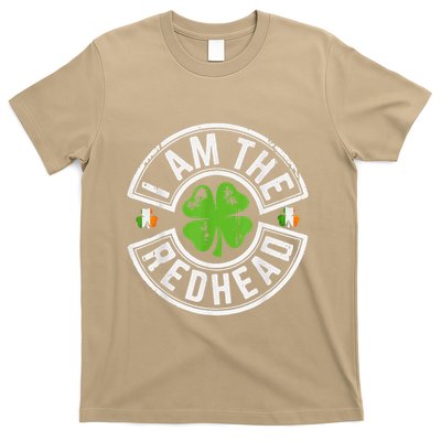 I Am The Redhead Dibs On The Redhead Funny St Patricks Day T-Shirt