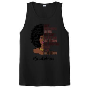 I Am The Storm Social Worker Black History Month Gift PosiCharge Competitor Tank