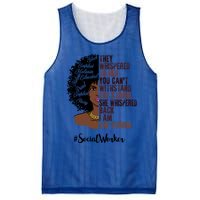 I Am The Storm Social Worker Black History Month Gift Mesh Reversible Basketball Jersey Tank