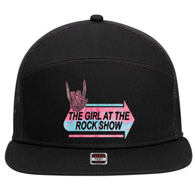 I Am The At The Rock Show Classic 7 Panel Mesh Trucker Snapback Hat