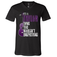 ItS A T.A.Y.Lo.R Thing You WouldnT Understand T.A.Y.L.Or Vintage V-Neck T-Shirt