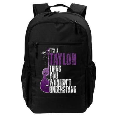 ItS A T.A.Y.Lo.R Thing You WouldnT Understand T.A.Y.L.Or Vintage Daily Commute Backpack