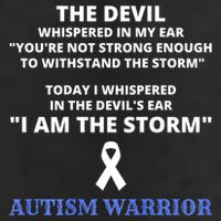 I Am The Storm Autism Warrior Autism Awareness Trucker Hat