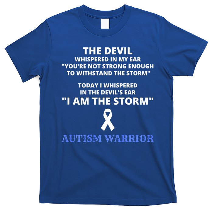I Am The Storm Autism Warrior Autism Awareness T-Shirt