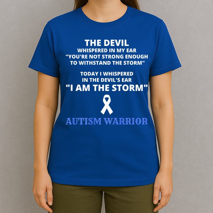 I Am The Storm Autism Warrior Autism Awareness T-Shirt