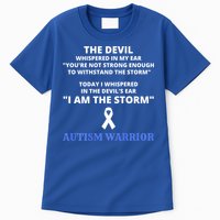 I Am The Storm Autism Warrior Autism Awareness Tall T-Shirt