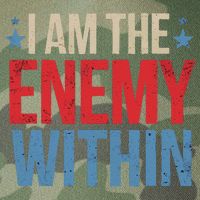 I Am The Enemy Within Legacy Tie Dye Trucker Hat