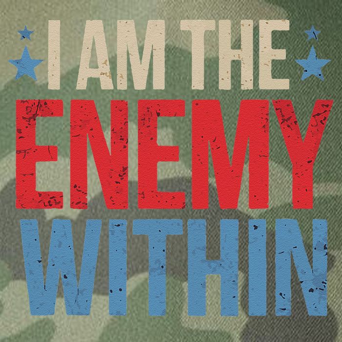 I Am The Enemy Within Legacy Tie Dye Trucker Hat