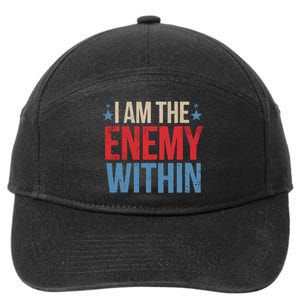 I Am The Enemy Within 7-Panel Snapback Hat