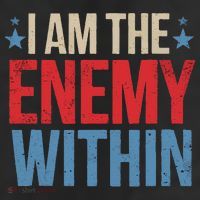 I Am The Enemy Within Adult Drive Performance Visor