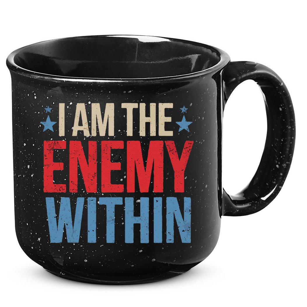I Am The Enemy Within 15oz Campfire Ceramic Mug