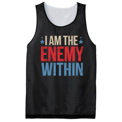 I Am The Enemy Within Mesh Reversible Basketball Jersey Tank