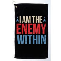 I Am The Enemy Within Golf Towel
