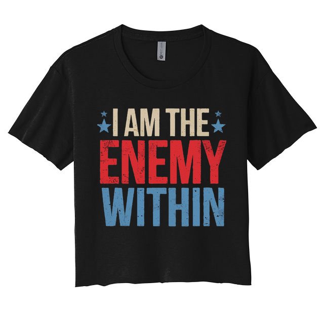 I Am The Enemy Within Crop Top