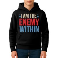 I Am The Enemy Within Kids Hoodie
