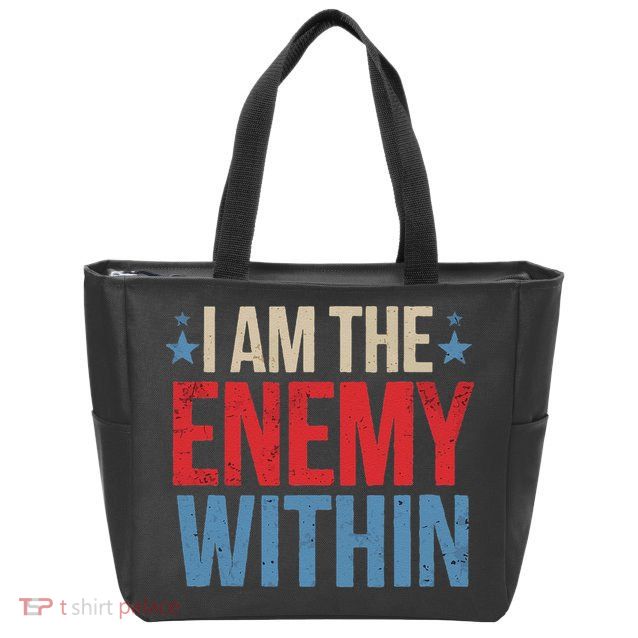 I Am The Enemy Within Zip Tote Bag
