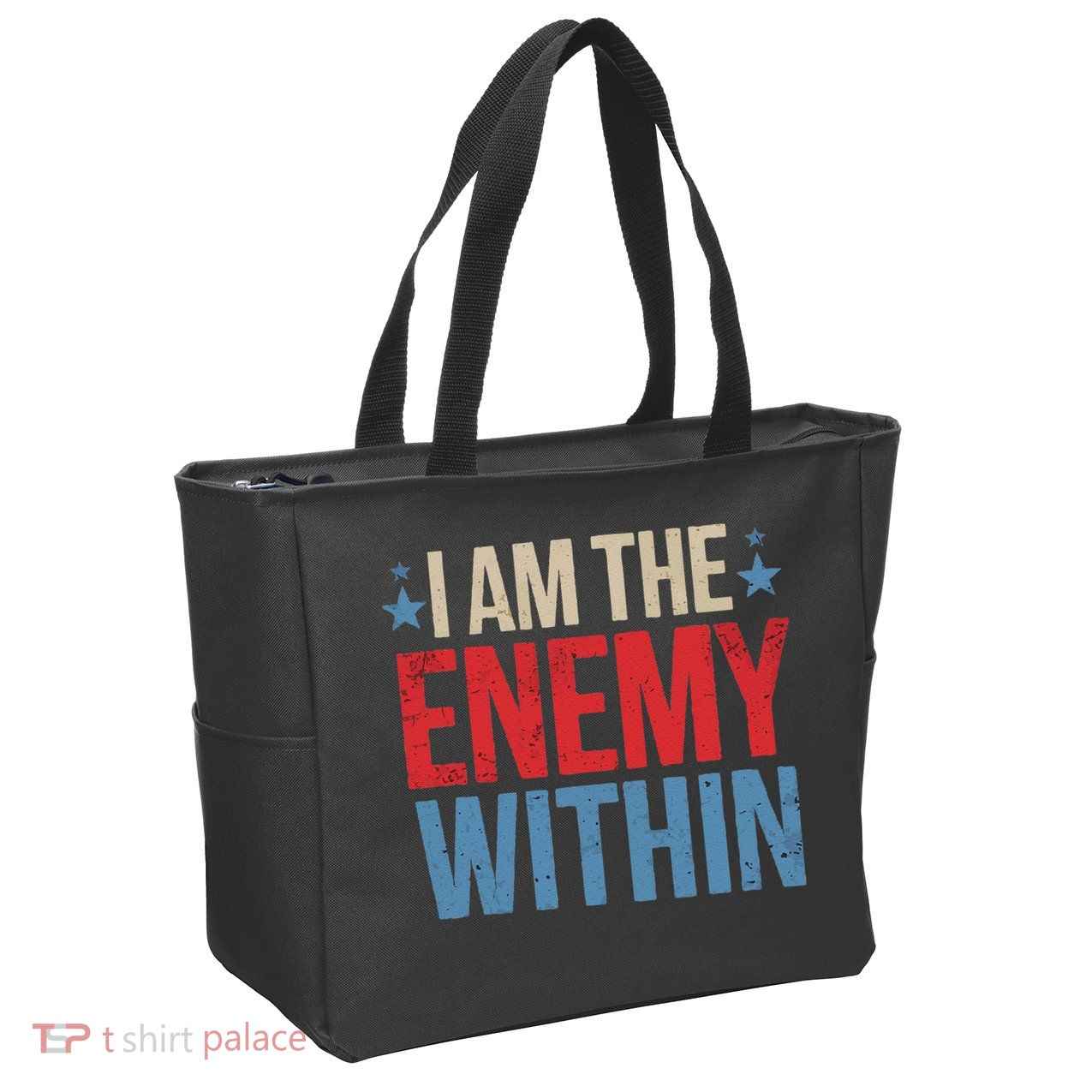 I Am The Enemy Within Zip Tote Bag