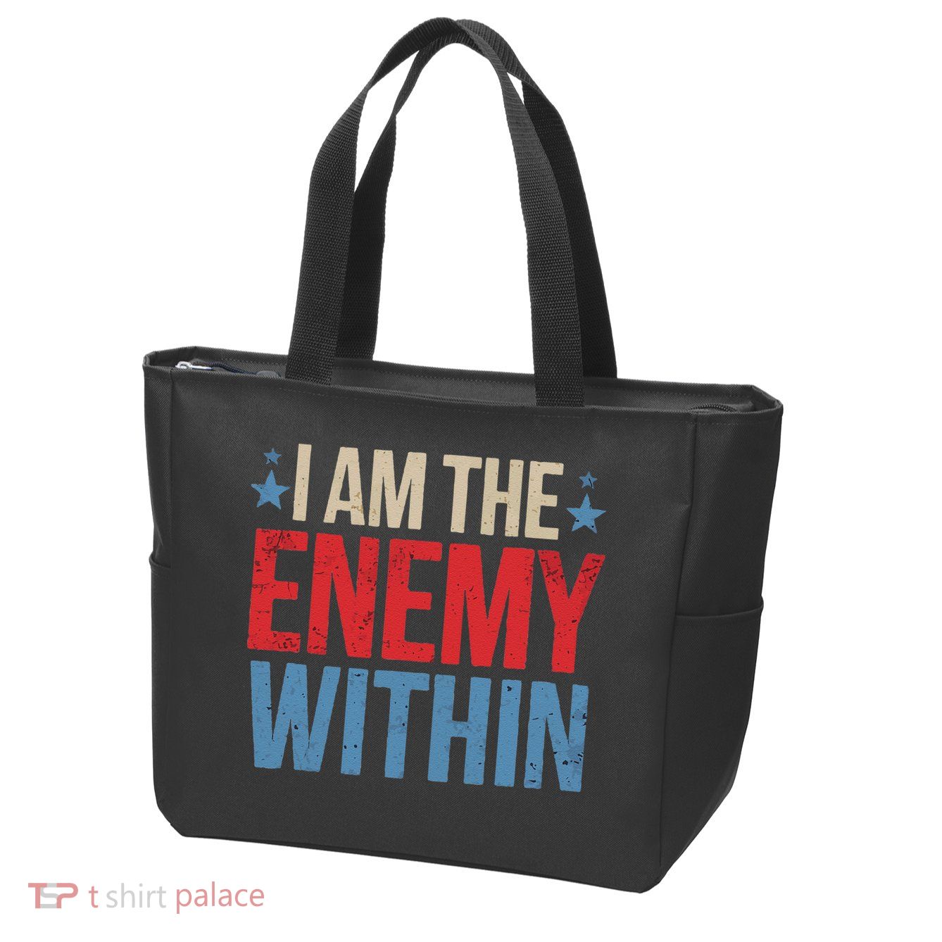 I Am The Enemy Within Zip Tote Bag