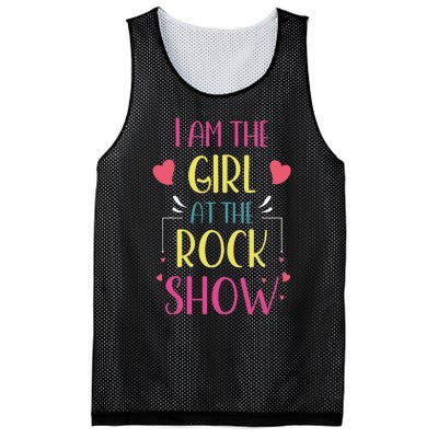 I am the at the Rock Show Rock Music Lover Vintage Mesh Reversible Basketball Jersey Tank