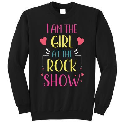 I am the at the Rock Show Rock Music Lover Vintage Tall Sweatshirt