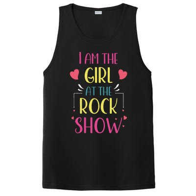 I am the at the Rock Show Rock Music Lover Vintage PosiCharge Competitor Tank