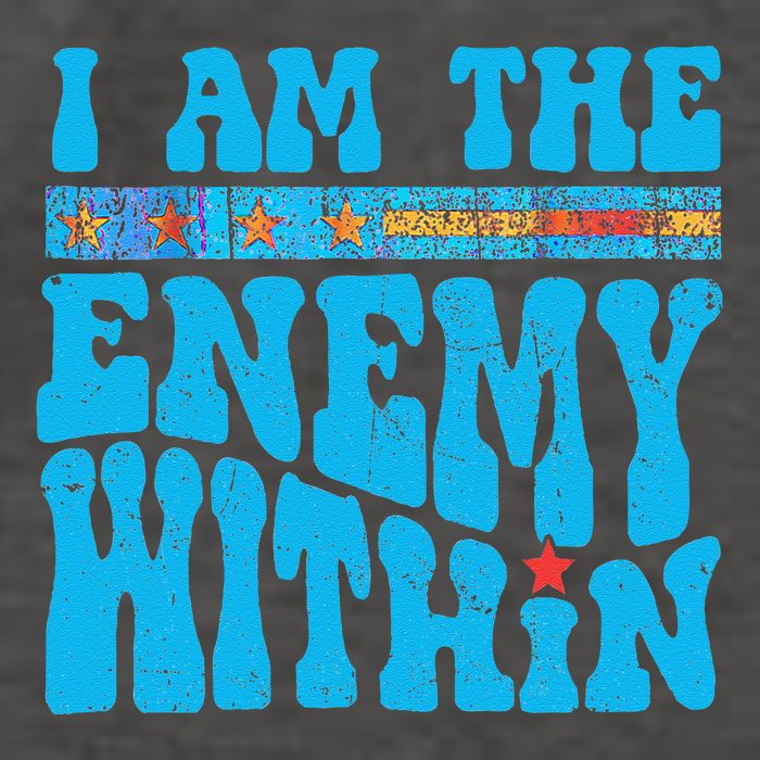 I Am The Enemy Within I Am The Enemy Within America Vector Backpack