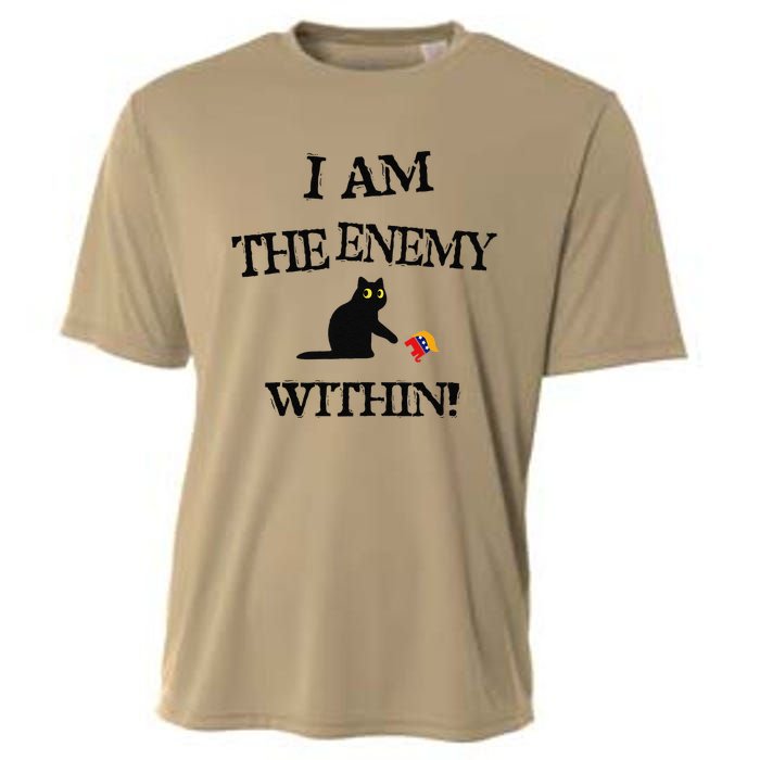 I Am The Enemy Within Kamala Harris Donald Trump 2024 Cooling Performance Crew T-Shirt