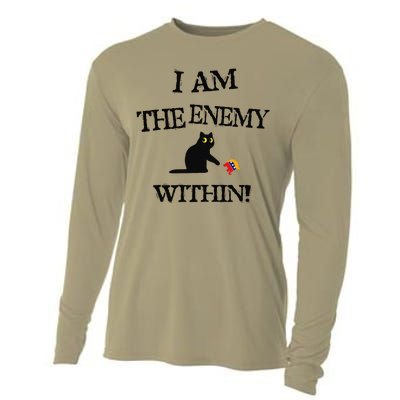 I Am The Enemy Within Kamala Harris Donald Trump 2024 Cooling Performance Long Sleeve Crew