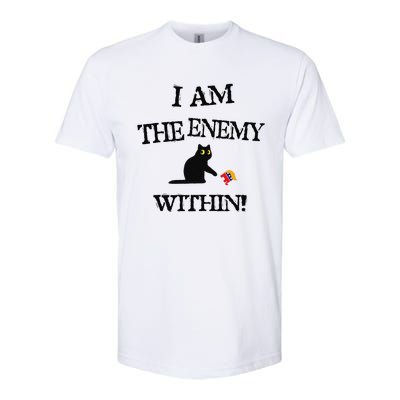 I Am The Enemy Within Kamala Harris Donald Trump 2024 Softstyle CVC T-Shirt