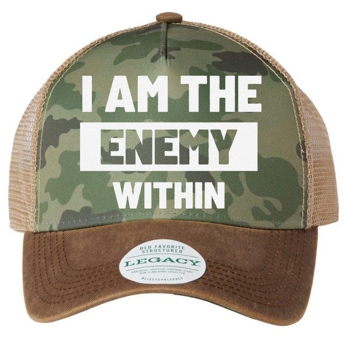 I Am The Enemy Within Legacy Tie Dye Trucker Hat