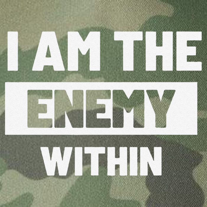 I Am The Enemy Within Legacy Tie Dye Trucker Hat