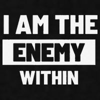 I Am The Enemy Within Ladies PosiCharge Tri-Blend Wicking Tank