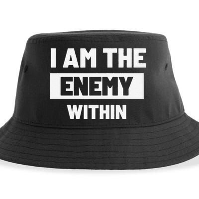 I Am The Enemy Within Sustainable Bucket Hat