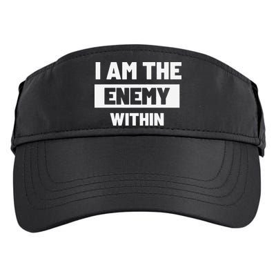 I Am The Enemy Within Adult Drive Performance Visor