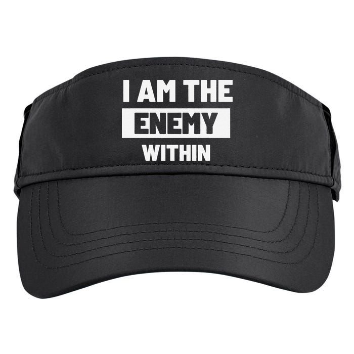 I Am The Enemy Within Adult Drive Performance Visor